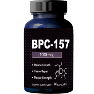 BPC 157，BPC-157 Peptide Capsules | 1000mcg – Non-GMO Formula (60 Caps)